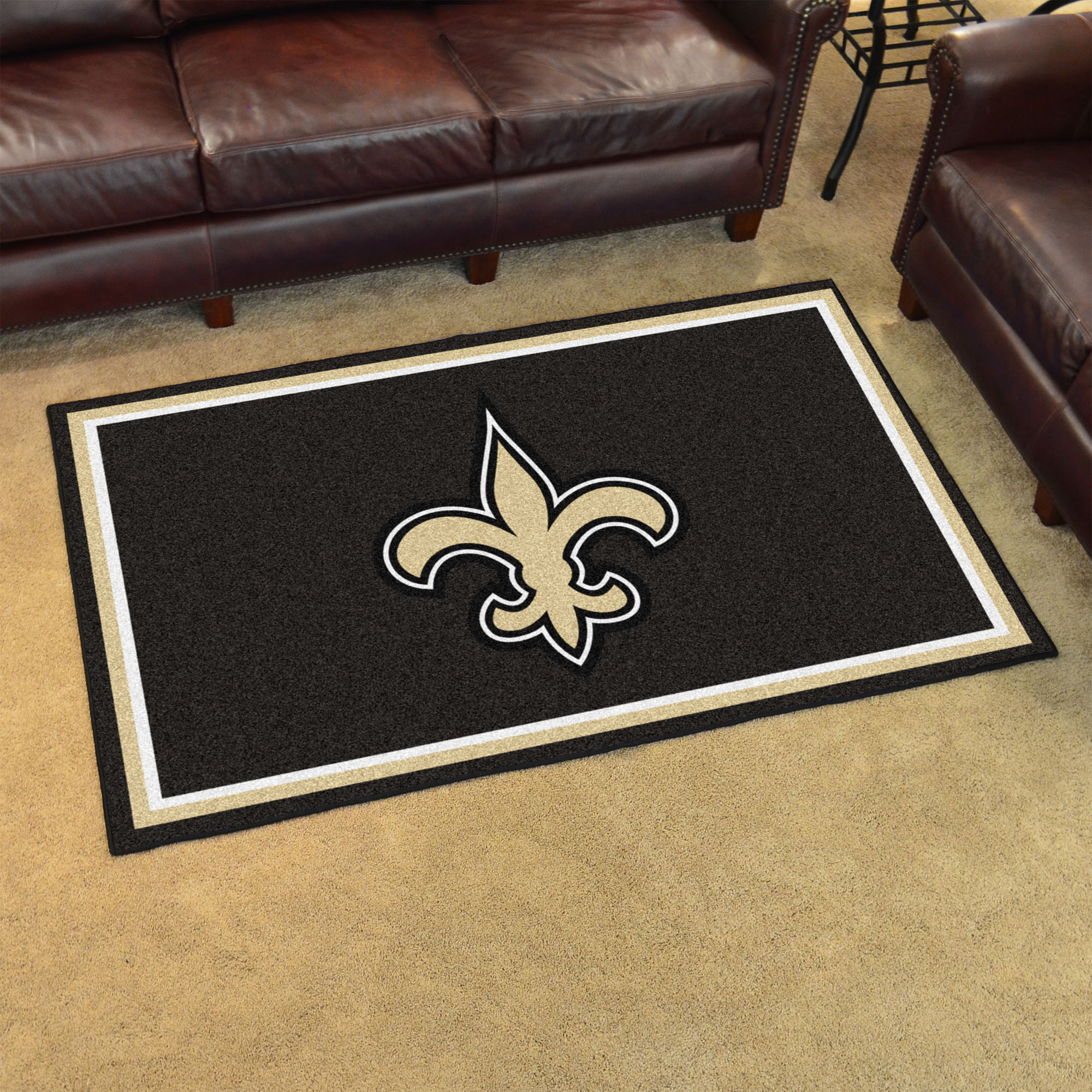 New Orleans Saints 4x6 Area Rug