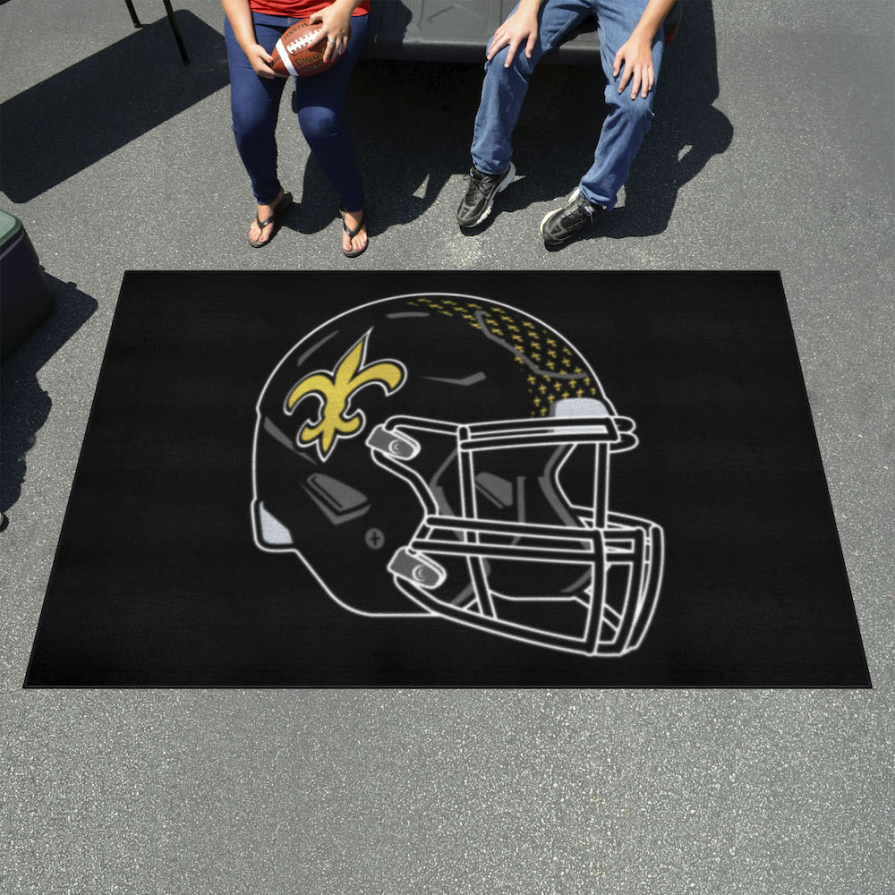 New Orleans Saints ULTI-MAT 60 x 96 Rug - Alternate Helmet