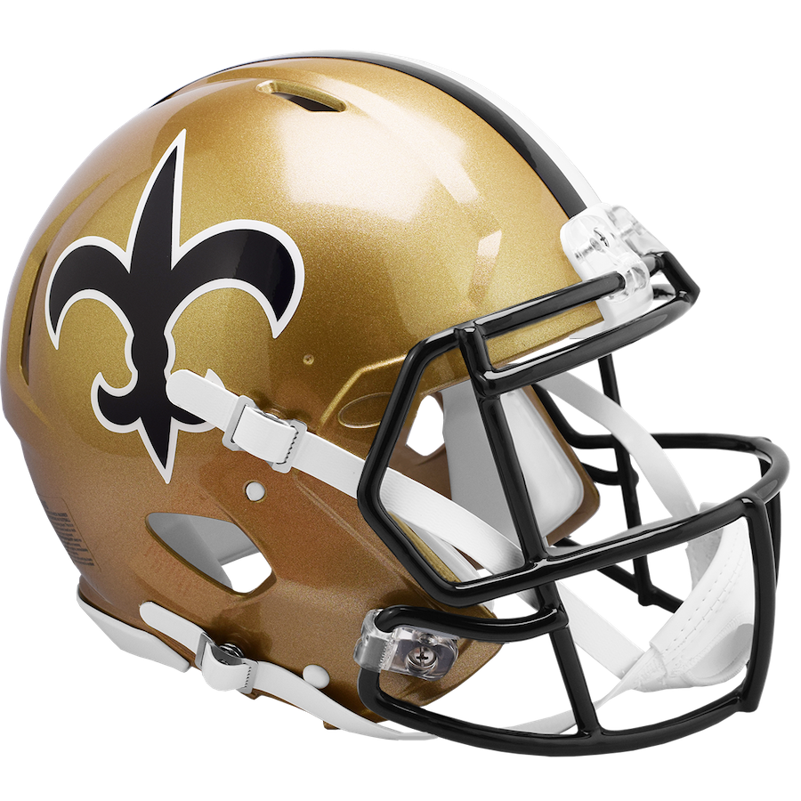 New Orleans Saints Authentic Speed THROWBACK Football Helmet 1976-1999