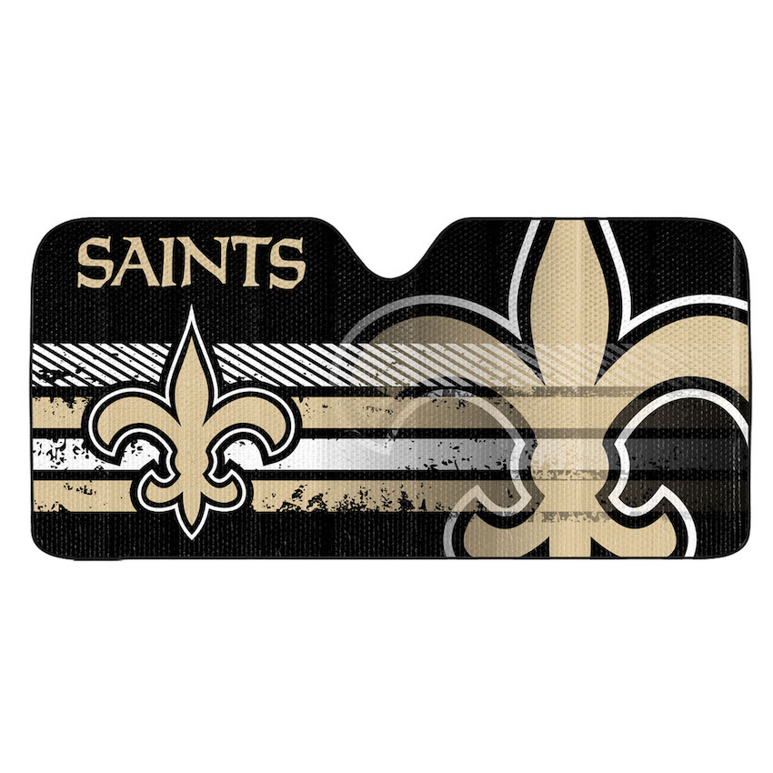 New Orleans Saints AutoShade Folding Windshield Cover