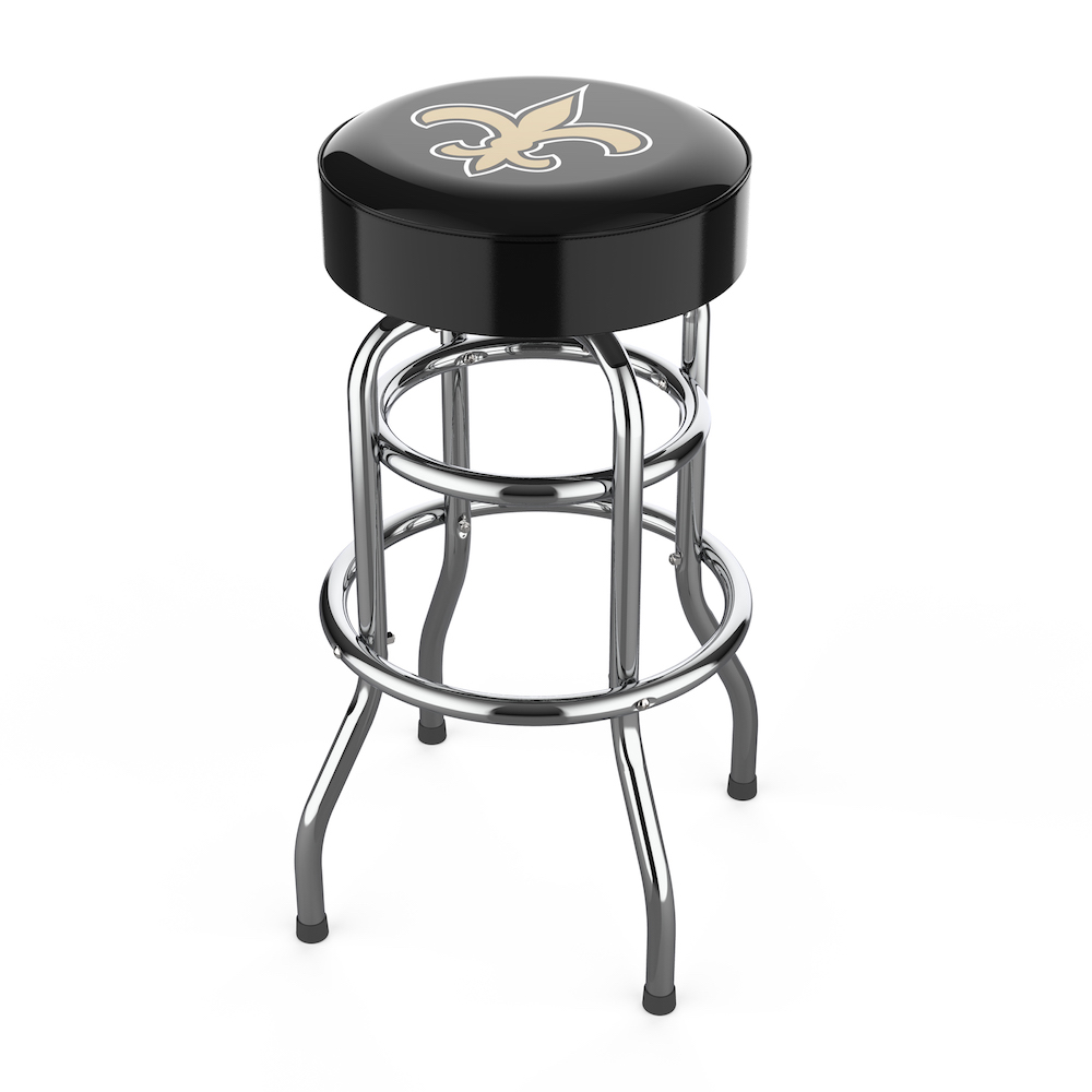 New Orleans Saints Chrome Bar Stool