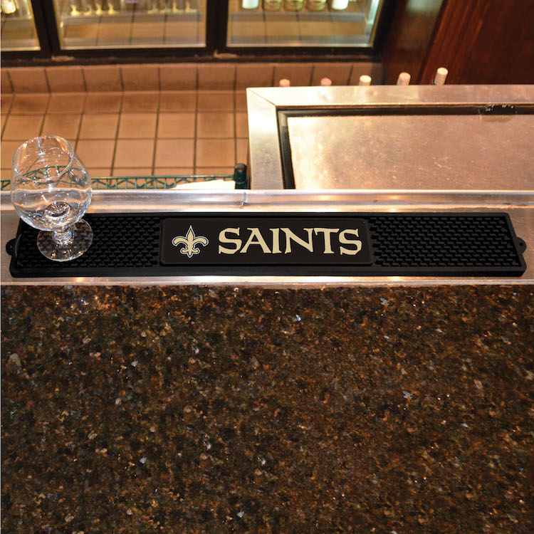 New Orleans Saints Bar Drink Mat