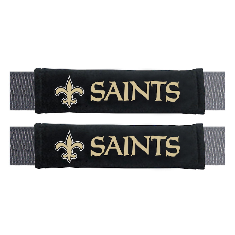 New Orleans Saints Embroidered Seatbelt Pad (set of 2)