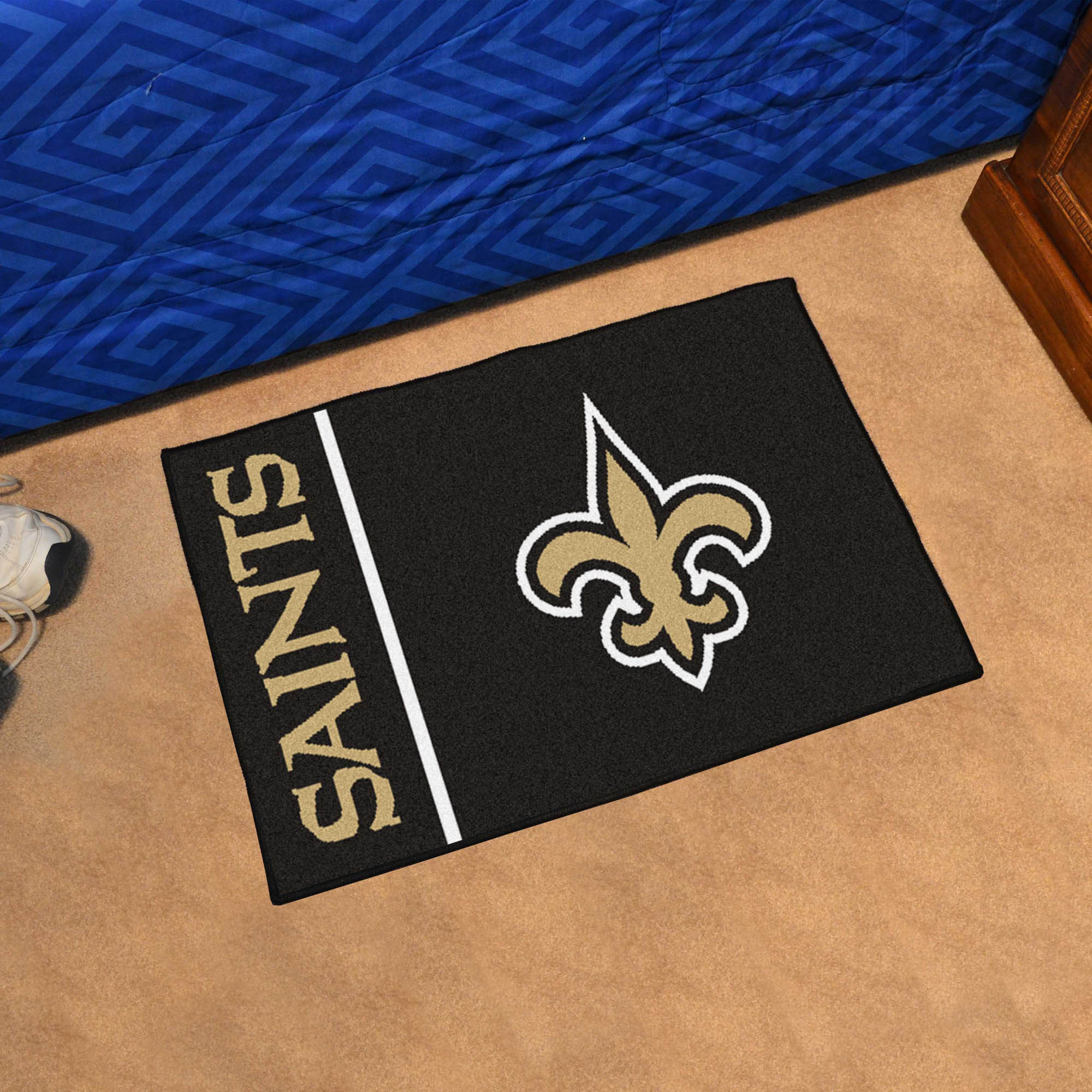 New Orleans Saints UNIFORM Themed Floor Mat