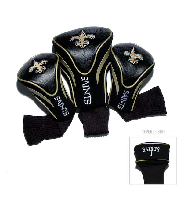 New Orleans Saints 3 Pack Contour Headcovers