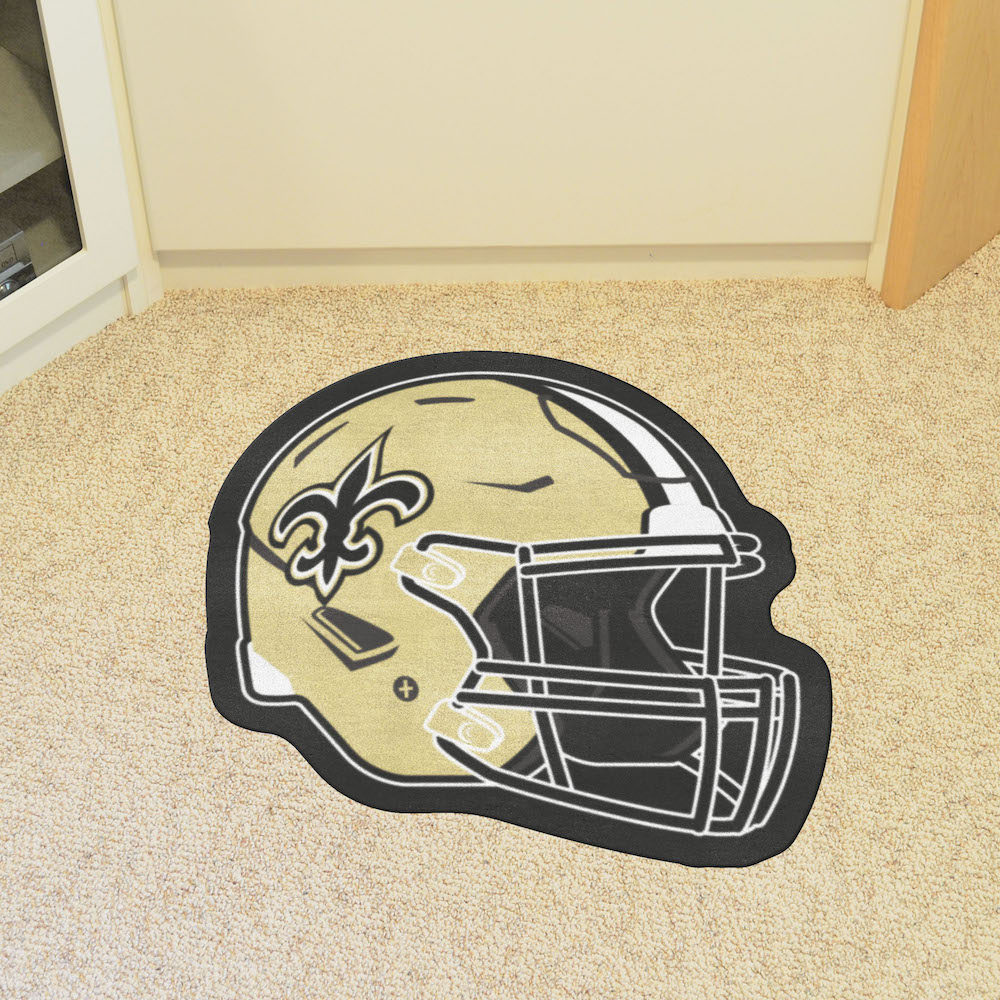 New Orleans Saints NFL HELMET Mascot Mat