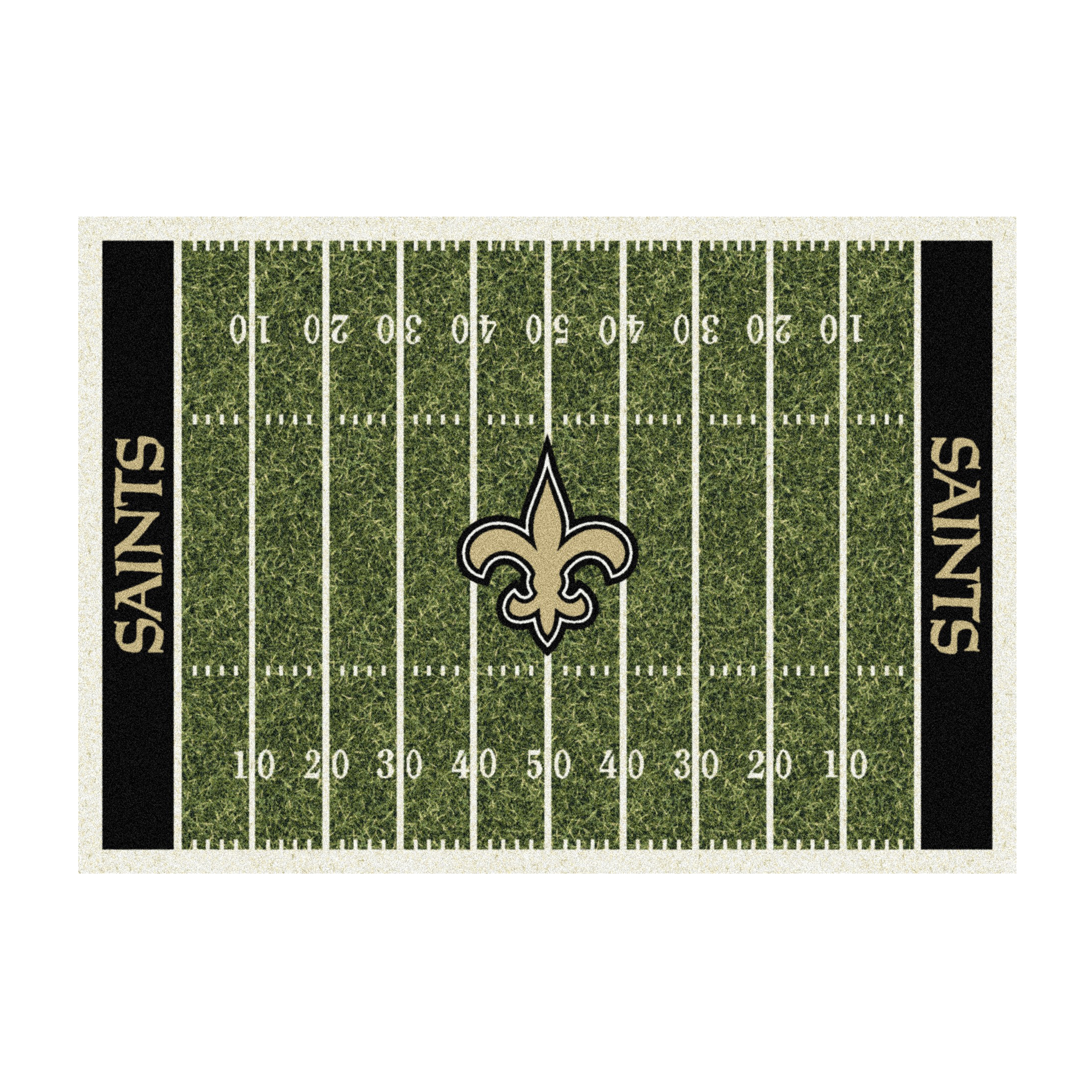 New Orleans Saints 8 X 11 HOMEFIELD Rug