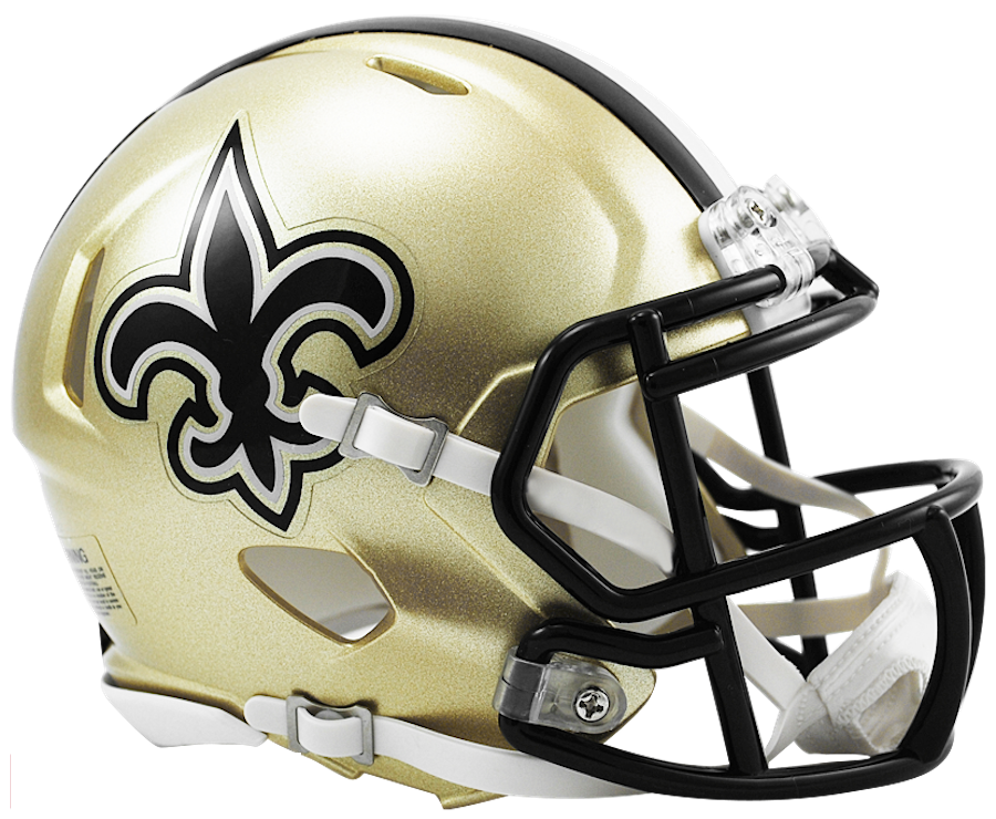 Riddell New Orleans Saints Revolution Speed Mini Replica Helmet