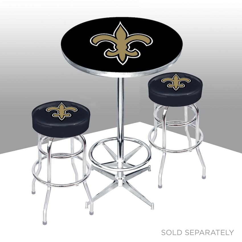 New Orleans Saints Chrome Bar Stool