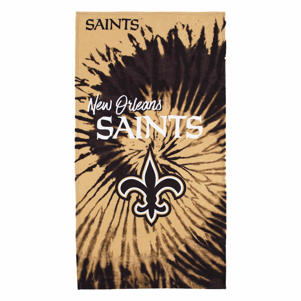 New Orleans Saints Pyschedelic 30x60 Beach Towel