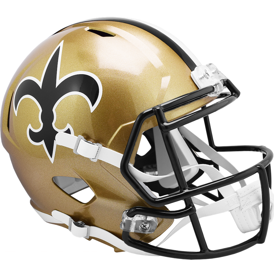 New Orleans Saints Speed Replica THROWBACK Football Helmet 1976-1999