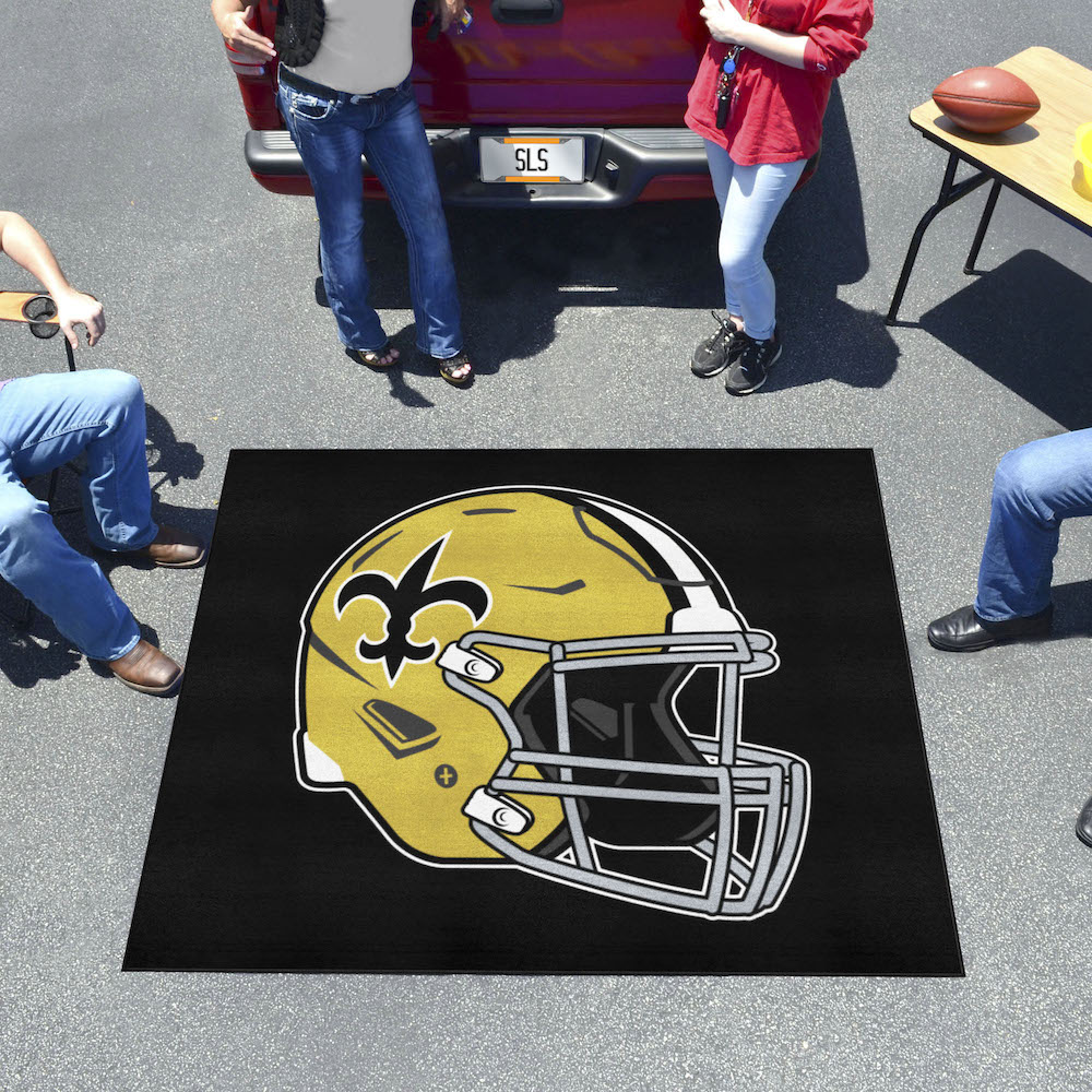 New Orleans Saints TAILGATER 60 x 72 Rug - Throwback Helmet