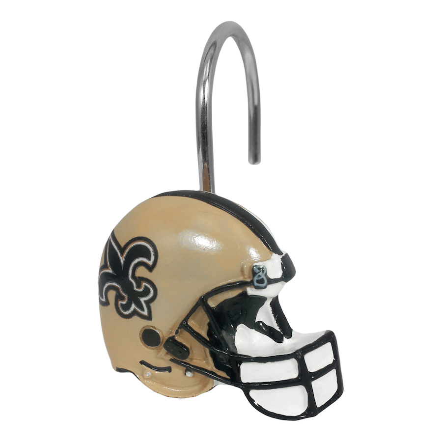 New Orleans Saints Shower Curtain Rings