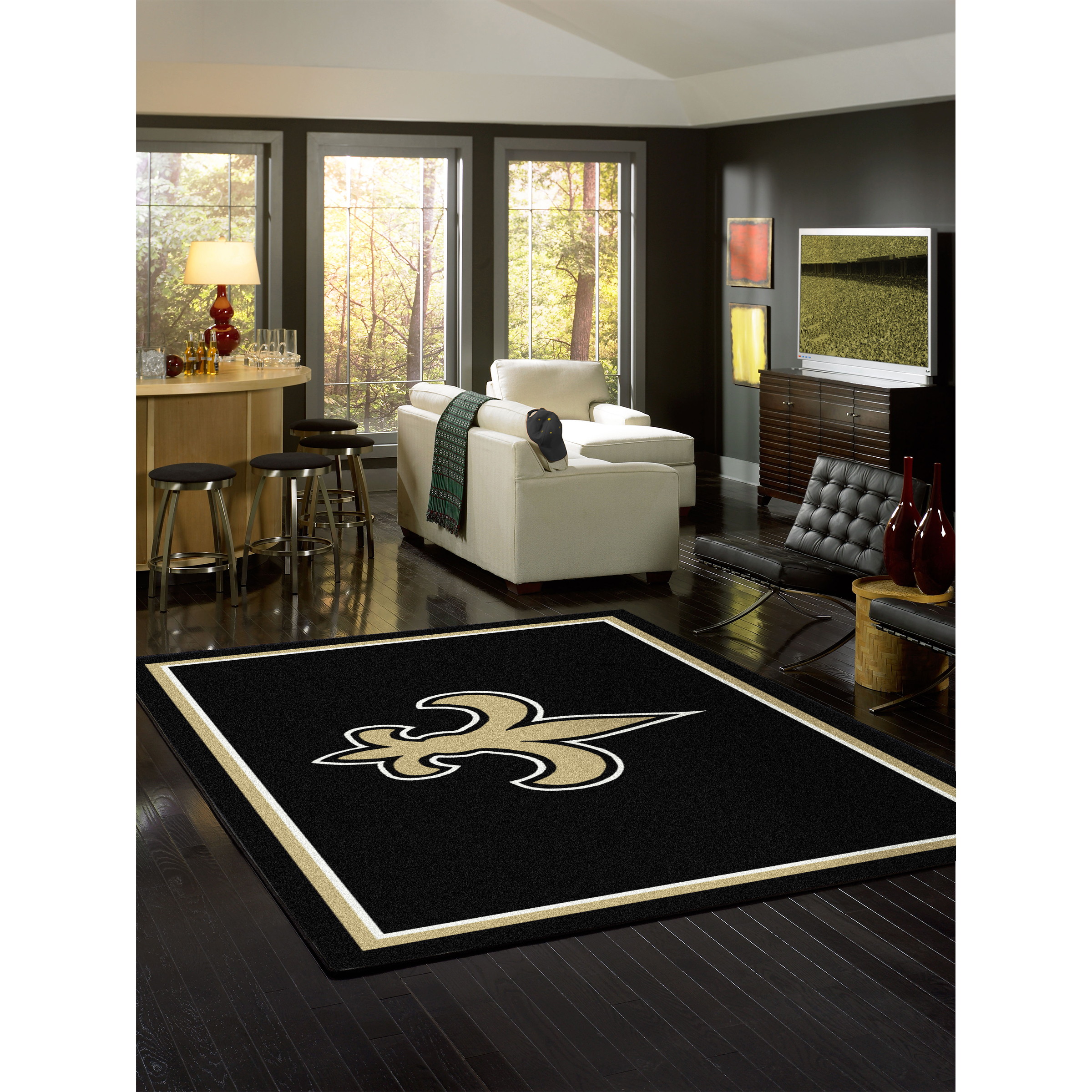 New Orleans Saints 4 X 6 SPIRIT Rug