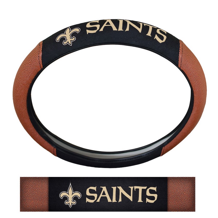 New Orleans Saints Sport Grip Steering Wheel Cover