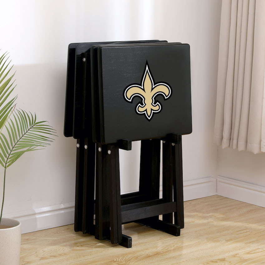 New Orleans Saints TV Snack Tray Set