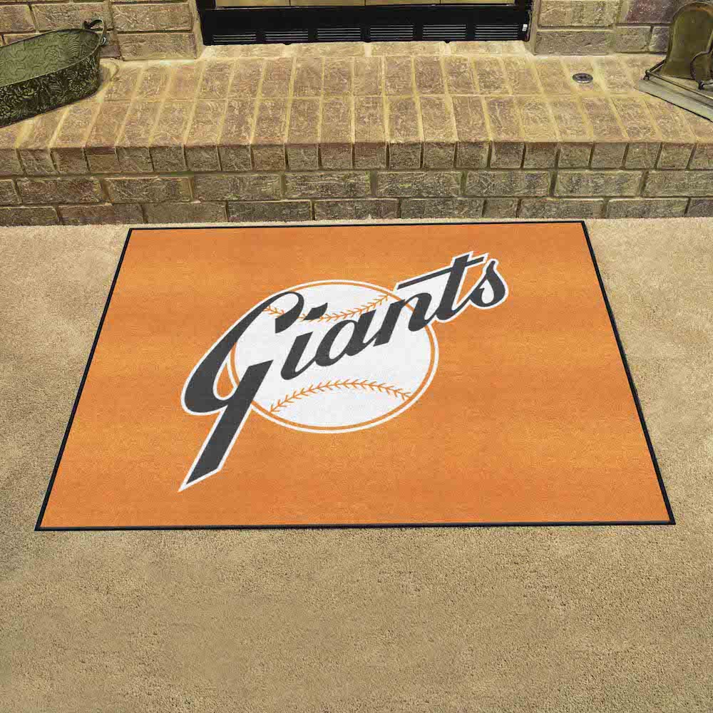 New York Baseball Giants MLBCC Vintage ALL STAR 34 x 45 Floor Mat Throwback Logo