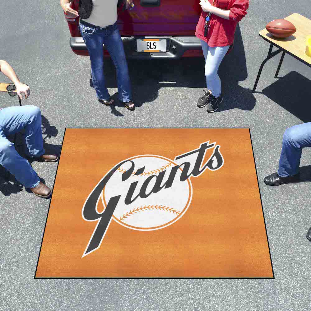 New York Baseball Giants MLBCC Vintage TAILGATER 60 x 72 Rug Throwback Logo