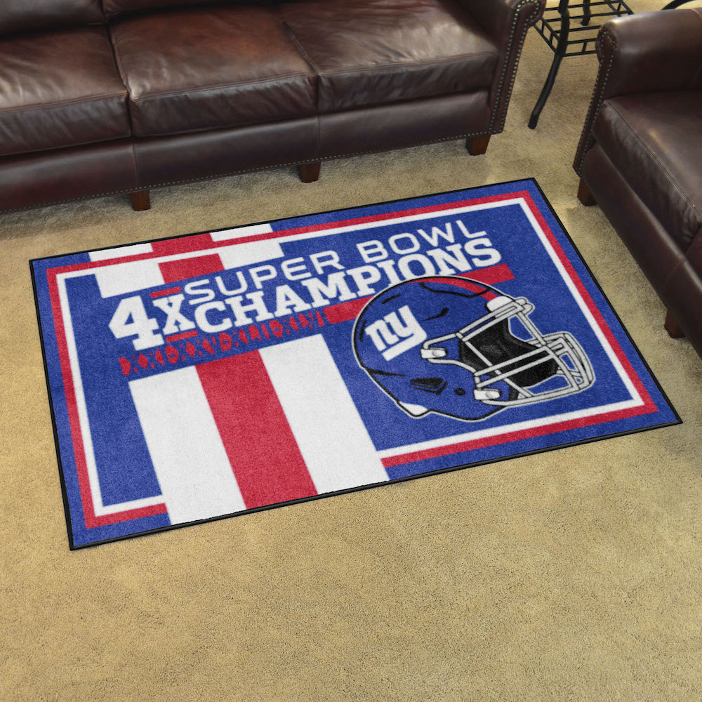 New York Giants 4 x 6 DYNASTY Area Rug