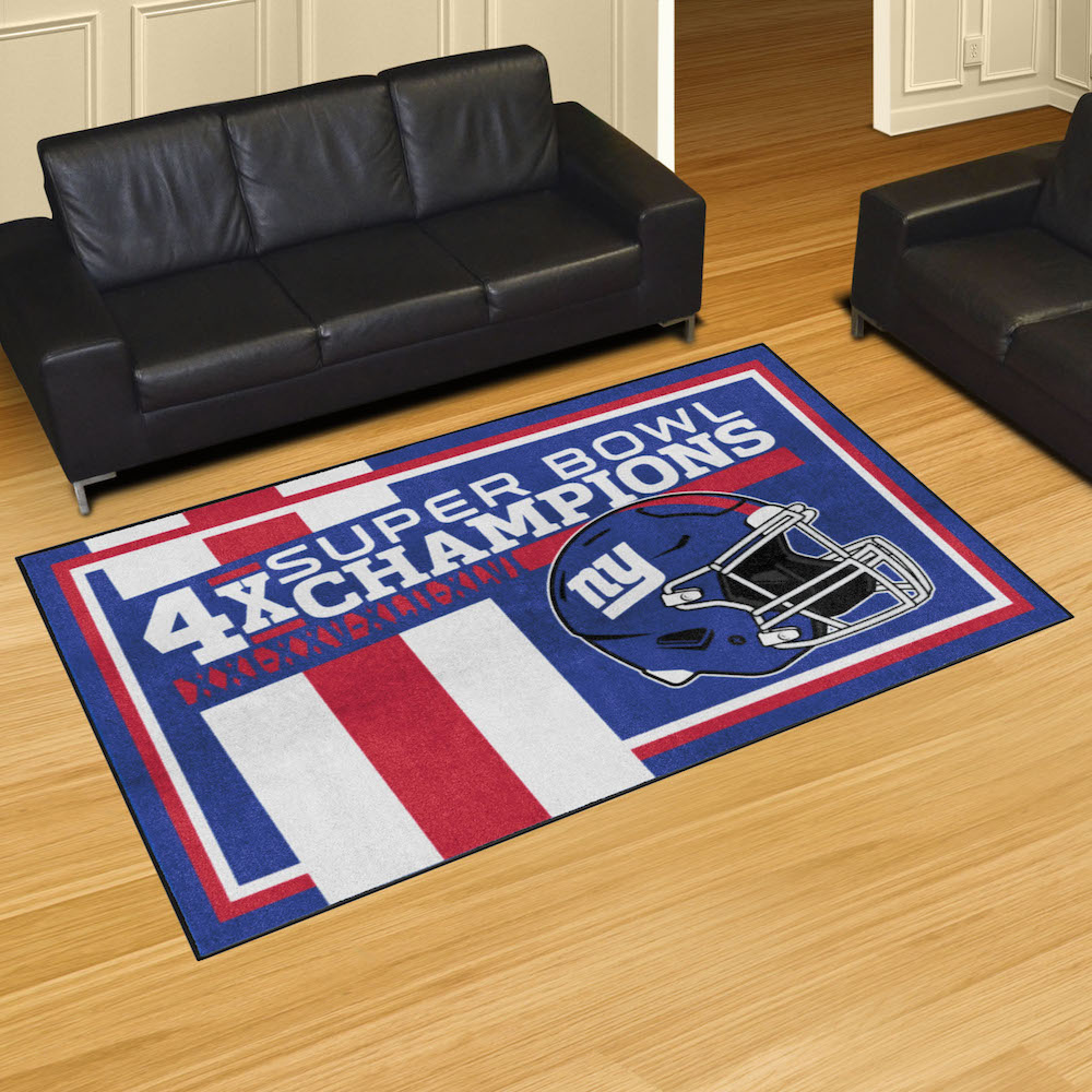 New York Giants 5 x 8 DYNASTY Area Rug