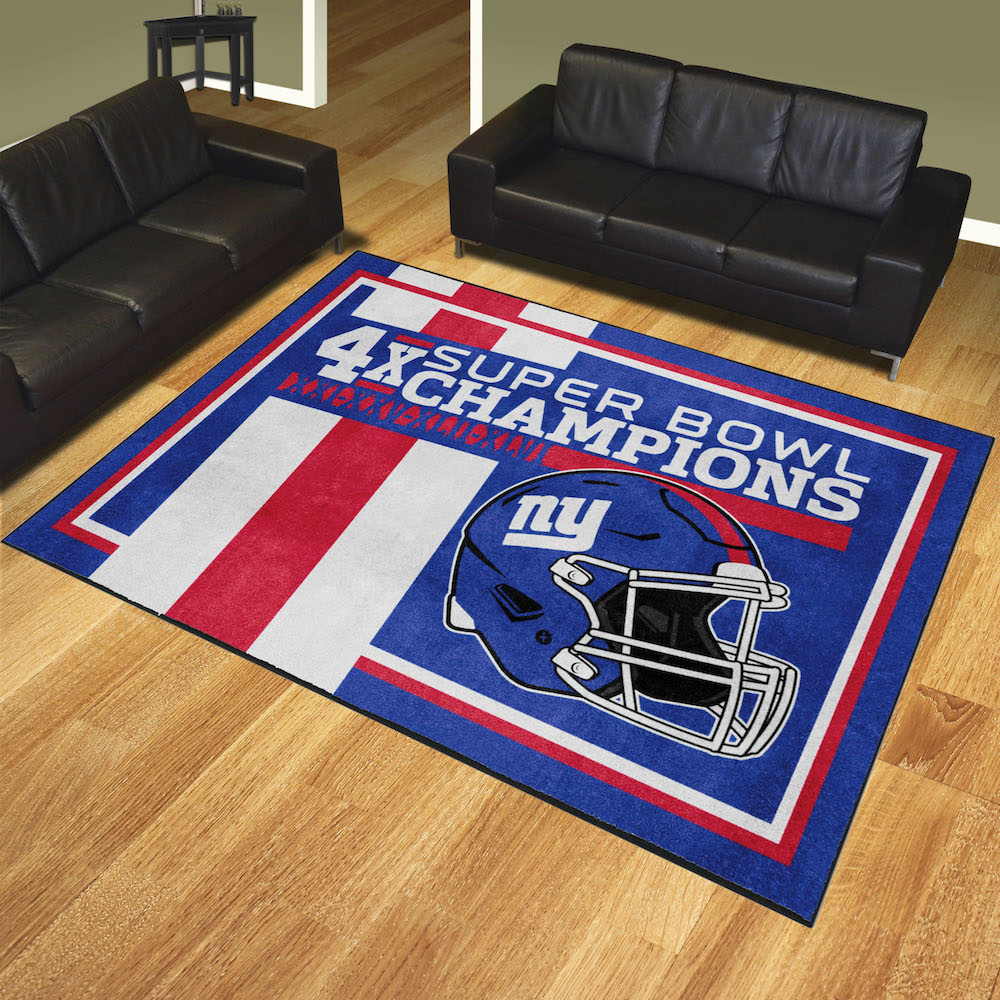 New York Giants 8 x 10 DYNASTY Area Rug