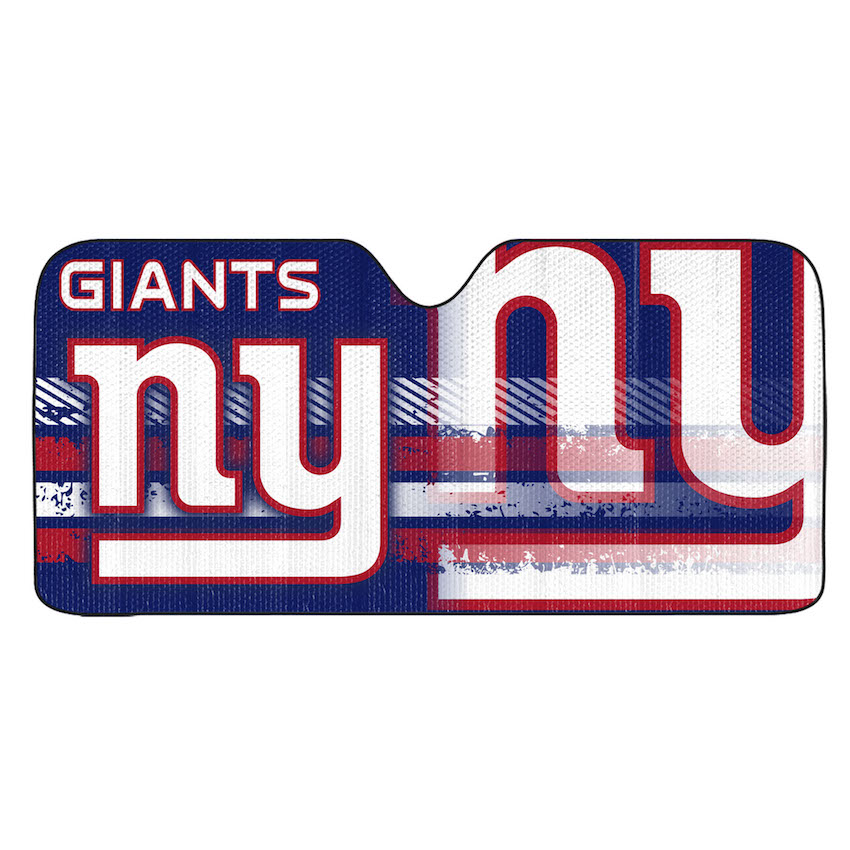 New York Giants AutoShade Folding Windshield Cover