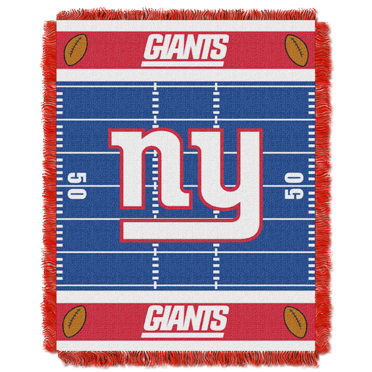 New York Giants Woven Baby Blanket 36 x 48