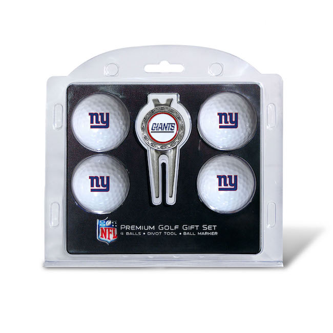 New York Giants 4 Golf Ball and Divot Tool Set