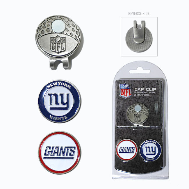 New York Giants Hat Clip With 2 Ball Markers