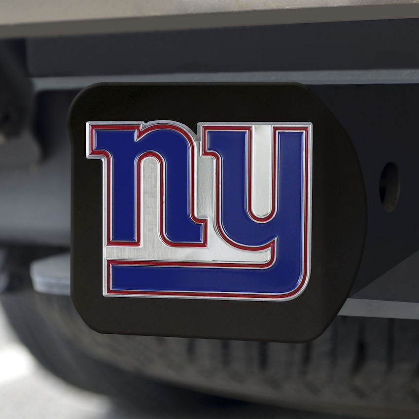 New York Giants Black and Color Trailer Hitch Cover