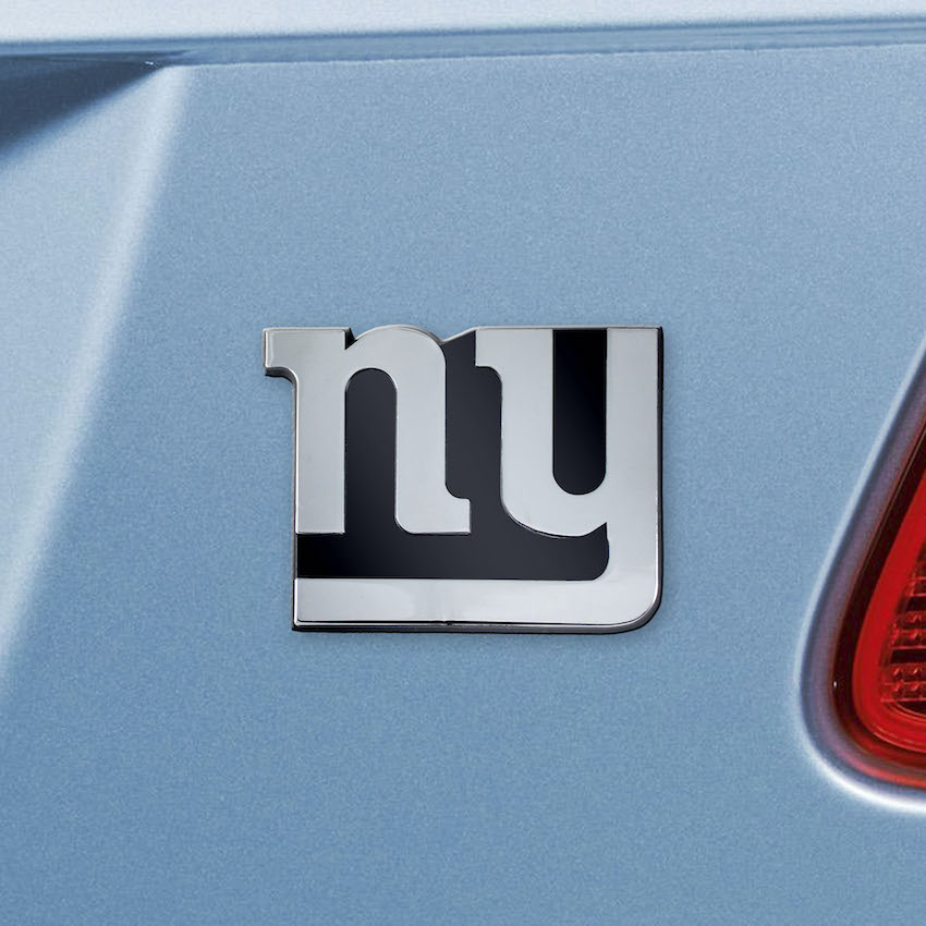 New York Giants Chrome Metal Auto Emblem