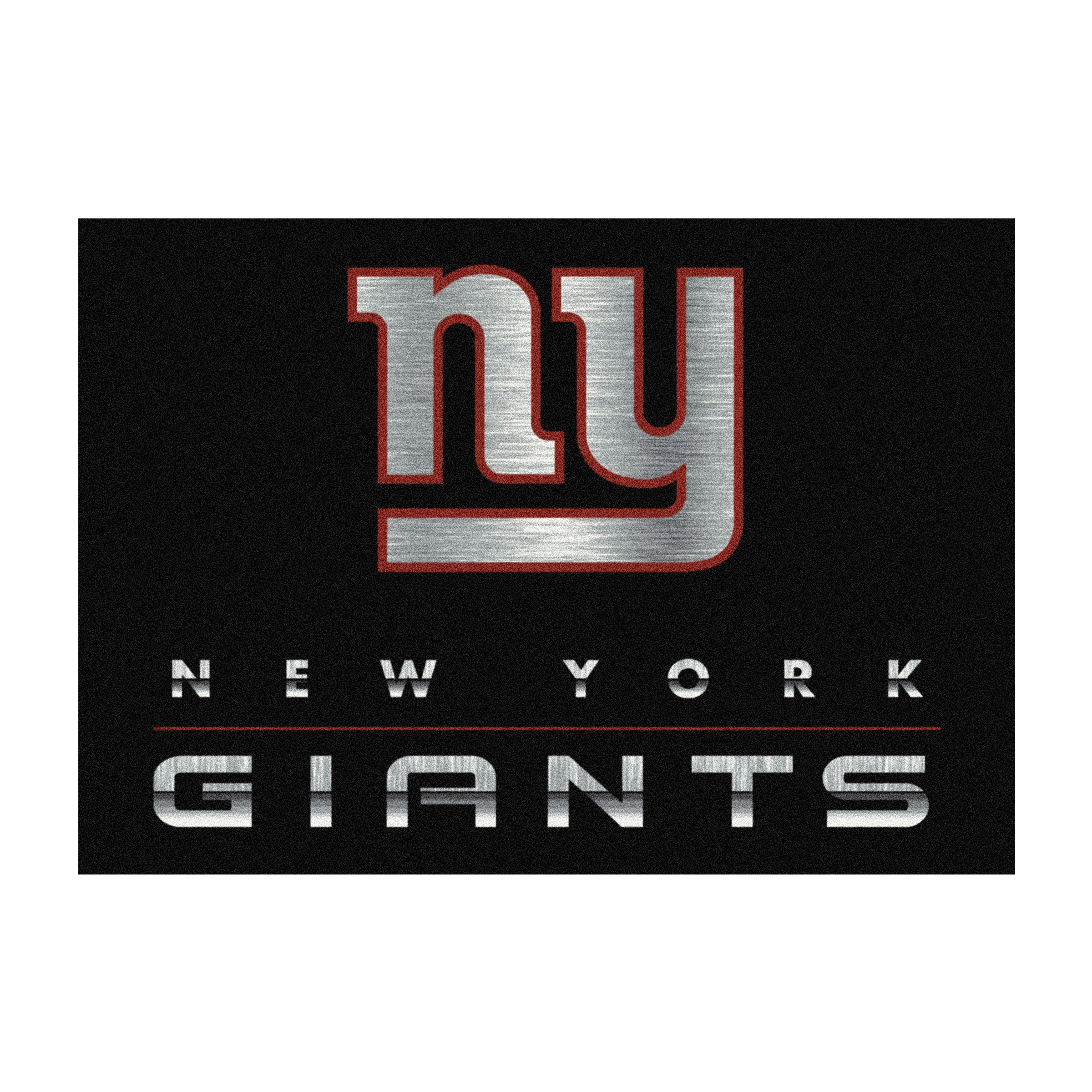 New York Giants 6 X 8 CHROME Rug