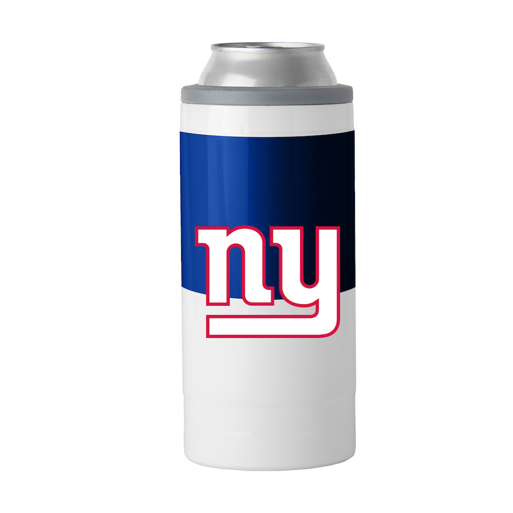 New York Giants Colorblock 12 oz. Slim Can Coolie