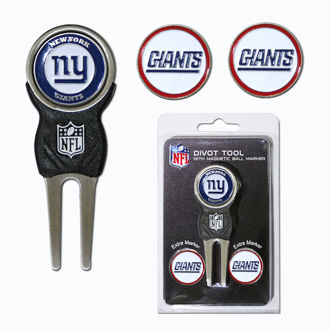 New York Giants 3 Marker Signature Divot Tool Pack