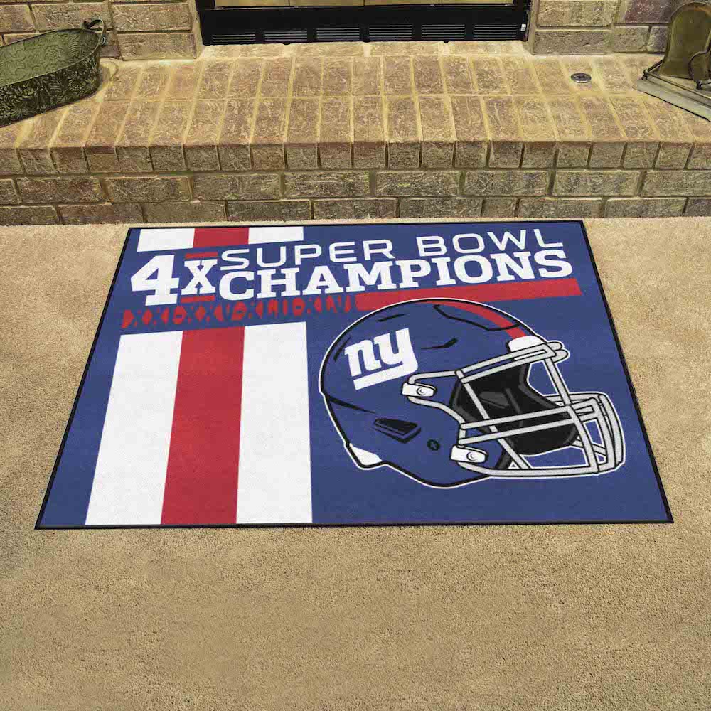 New York Giants DYNASTY Floor Mat - 34 x 43 inch All Star style