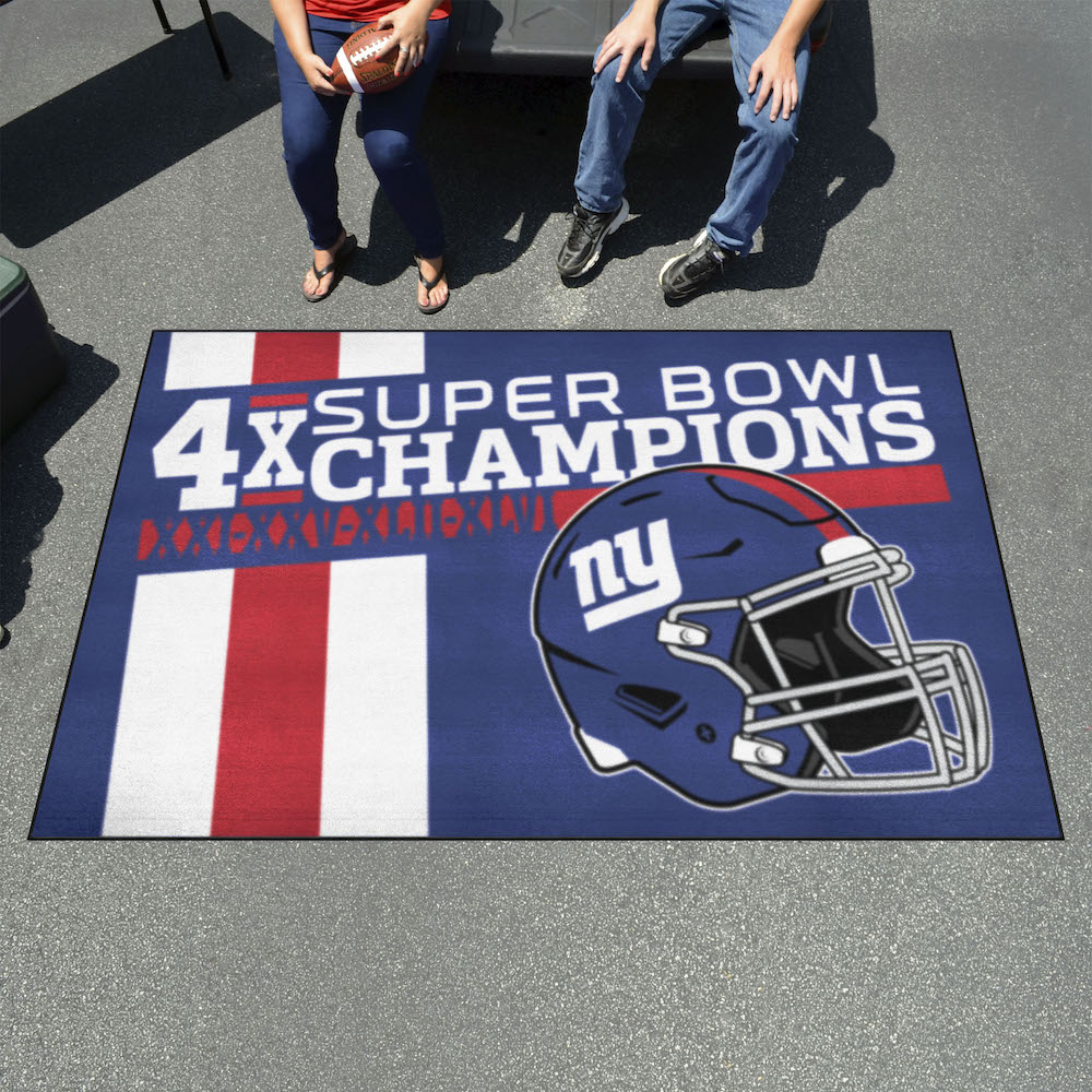 New York Giants DYNASTY Floor Mat - 60 x 96 inch Ultimat style