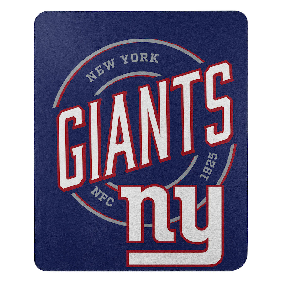 New York Giants Fleece Throw Blanket 50 x 60