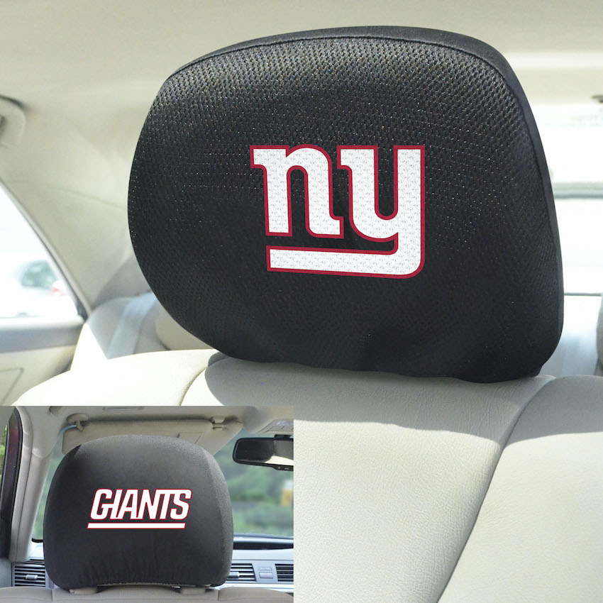 New York Giants Head Rest Covers