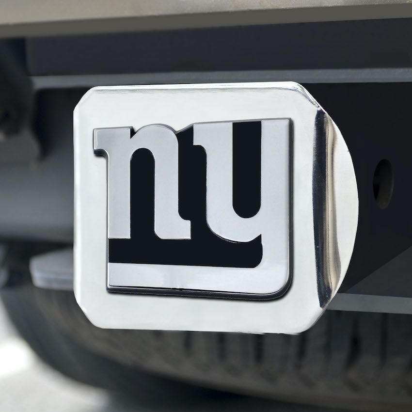 New York Giants Chrome Trailer Hitch Cover