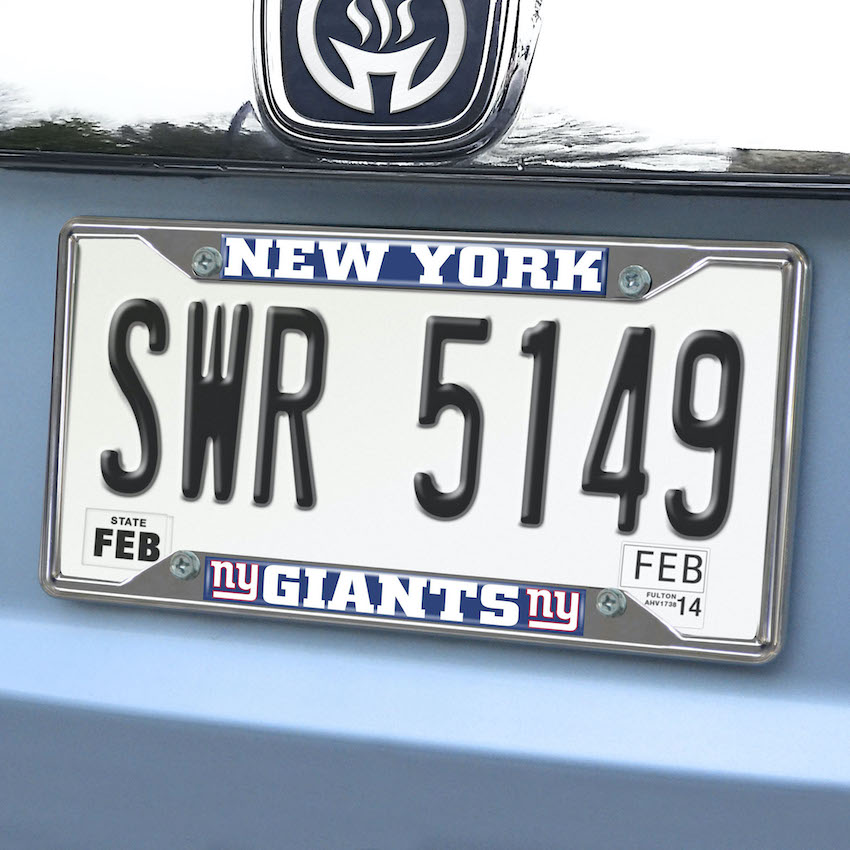 New York Giants License Plate Frame