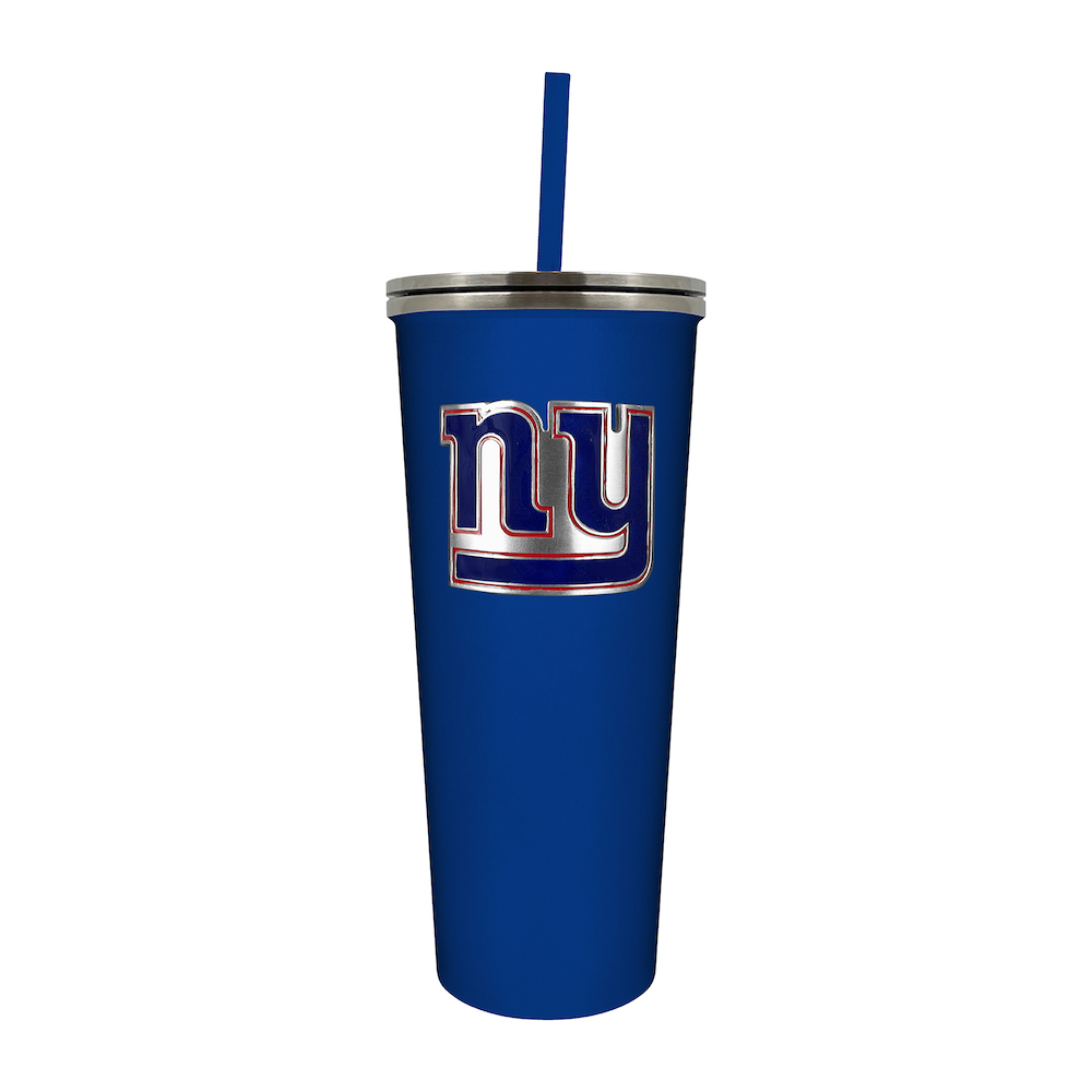 New York Giants 24 oz Team Color Skinny Tumbler