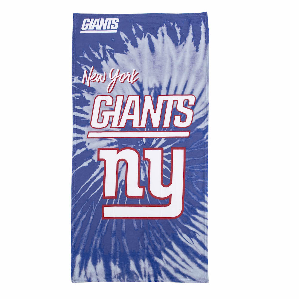 New York Giants Pyschedelic 30x60 Beach Towel