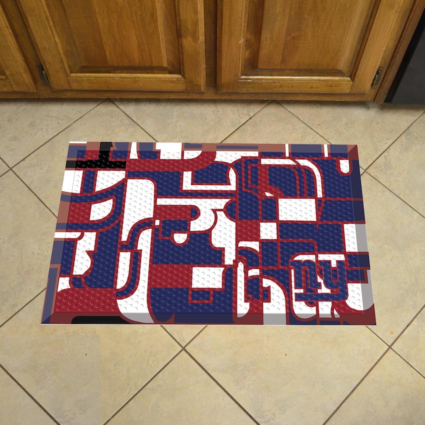 New York Giants Quick Snap Style SCRAPER Door Mat