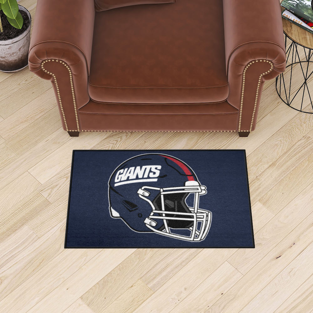 New York Giants 20 x 30 STARTER Floor Mat - Throwback Helmet