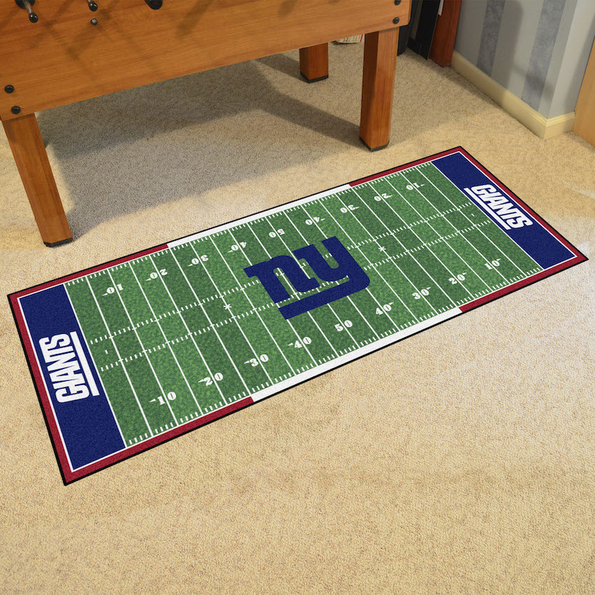 New York Giants 30 x 72 Football Field Carpet Runner