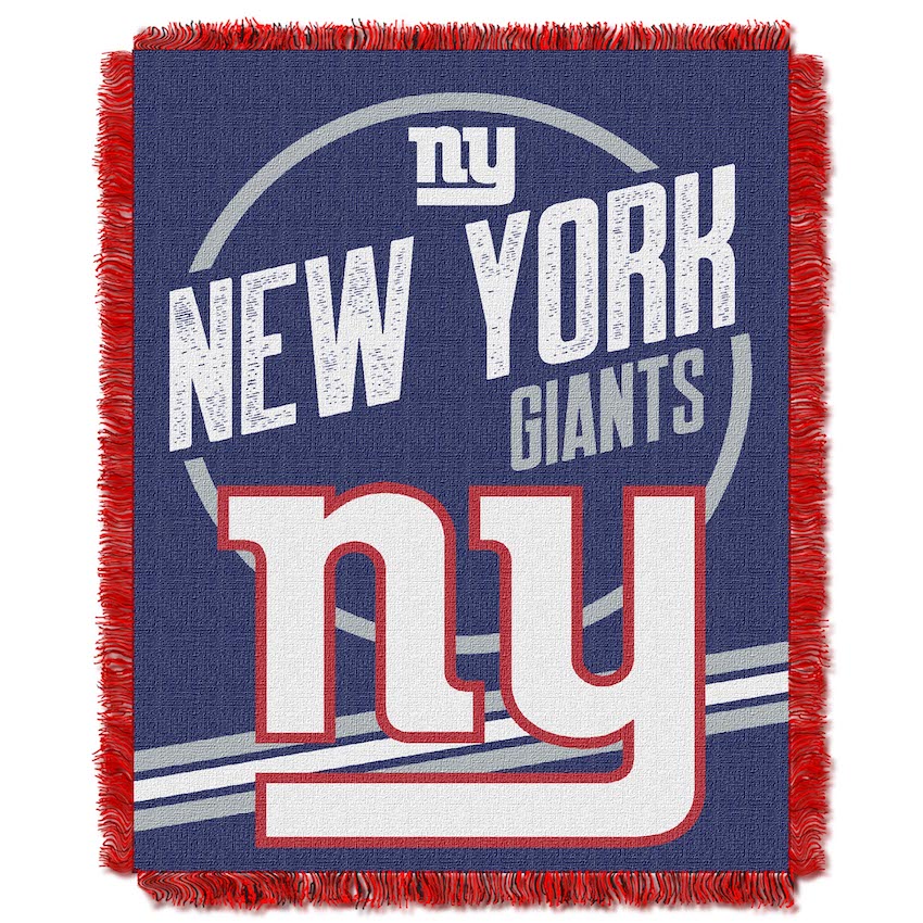 New York Giants Double Play Tapestry Blanket 48 x 60