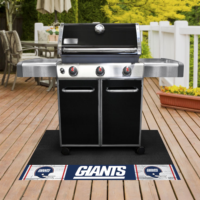 New York Giants Vintage NFL Grill Mat Throwback Logo