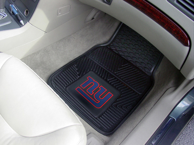 New York Giants Car Floor Mats 18 x 27 Heavy Duty Vinyl Pair