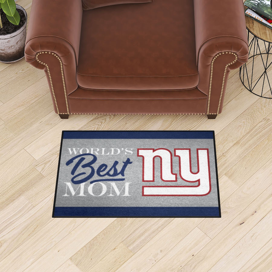 New York Giants 20 x 30 WORLDS BEST MOM Floor Mat