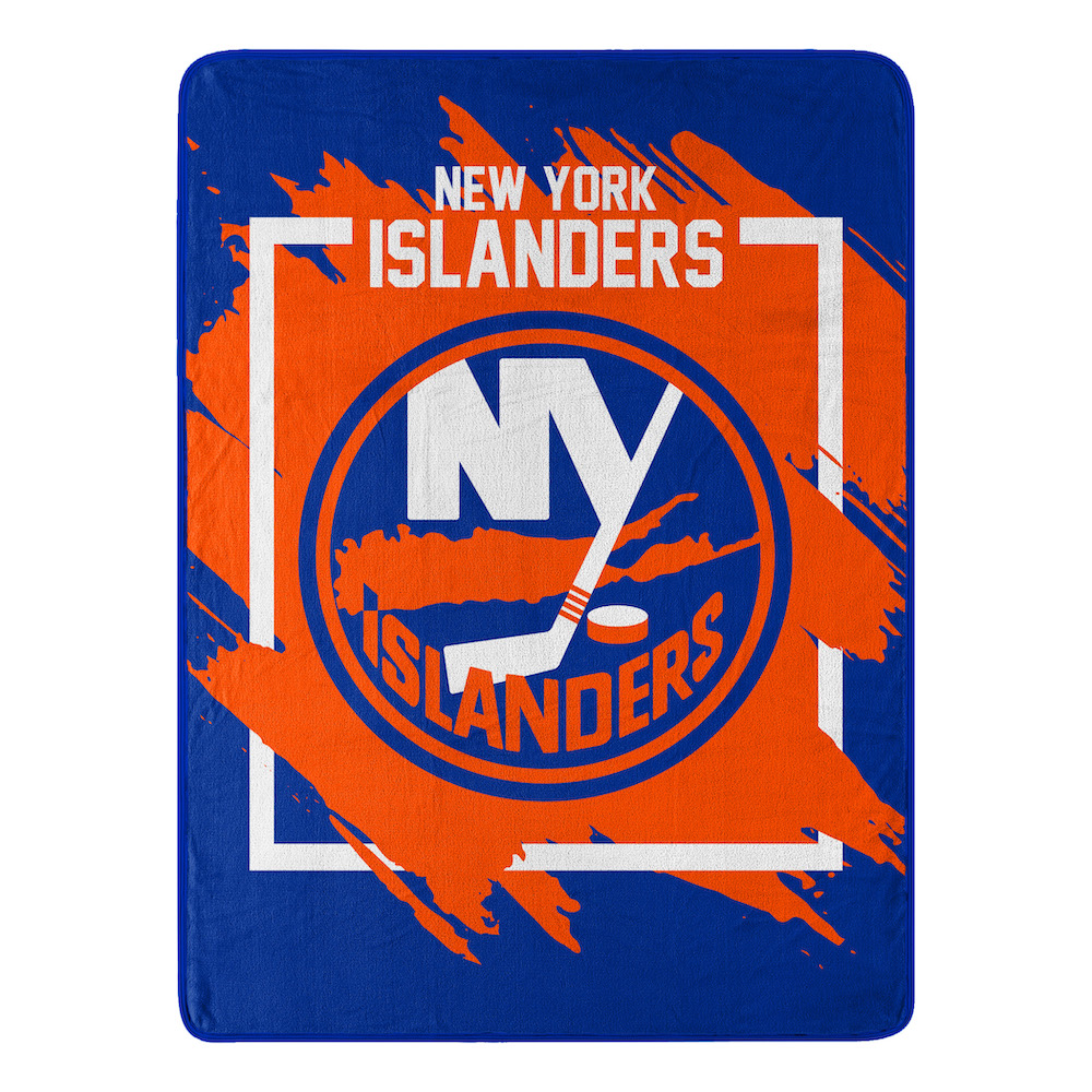 New York Islanders Micro Raschel 50 x 60 Team Blanket